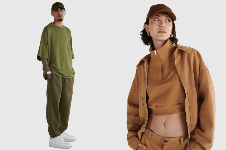 modelos com roupas de cores iguais